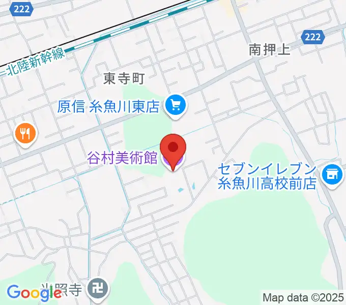 谷村美術館の地図