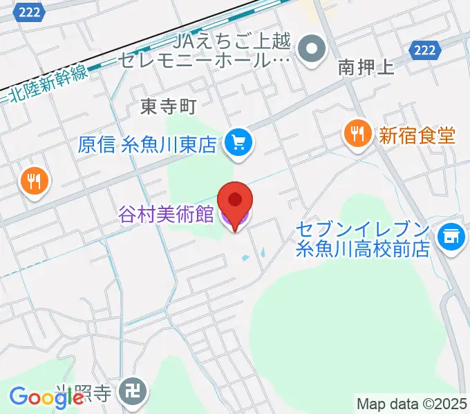 谷村美術館の地図