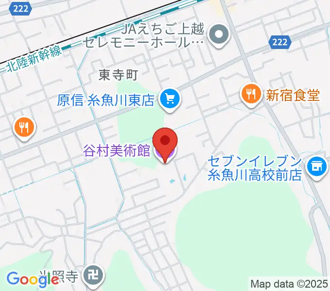 谷村美術館の地図