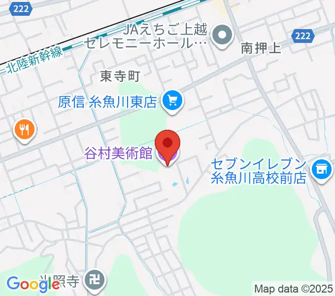 谷村美術館の地図