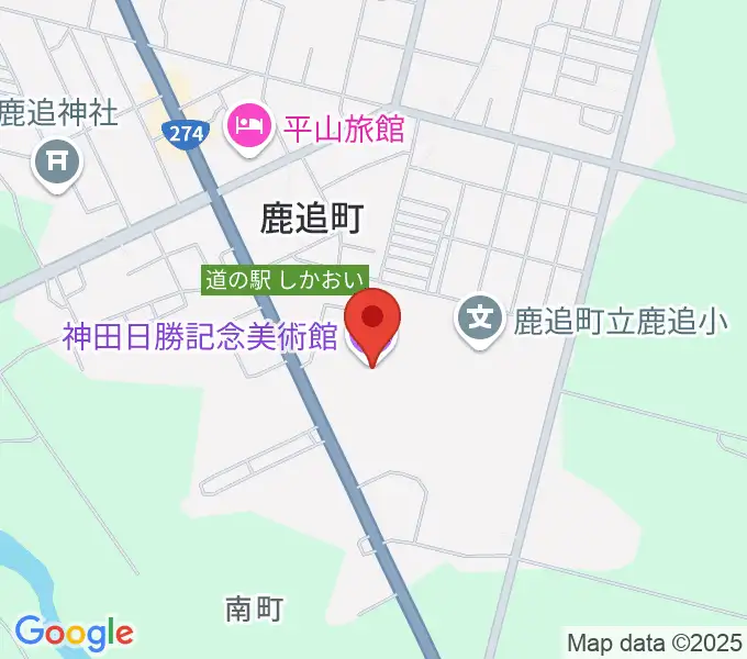 神田日勝記念美術館の地図