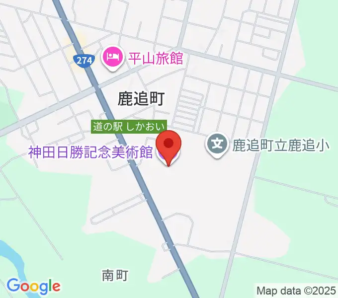 神田日勝記念美術館の地図