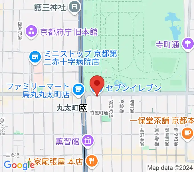 JEUGIAフォーラム京都御所南の地図