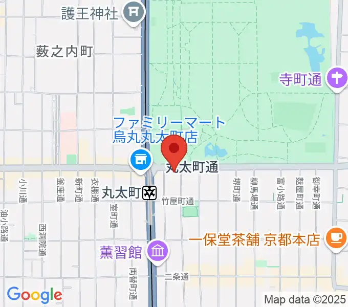 JEUGIAフォーラム京都御所南の地図