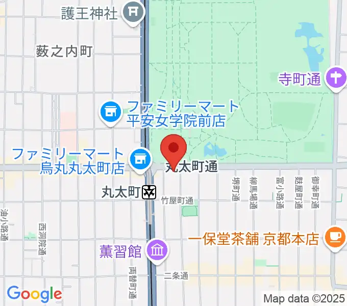 JEUGIAフォーラム京都御所南の地図