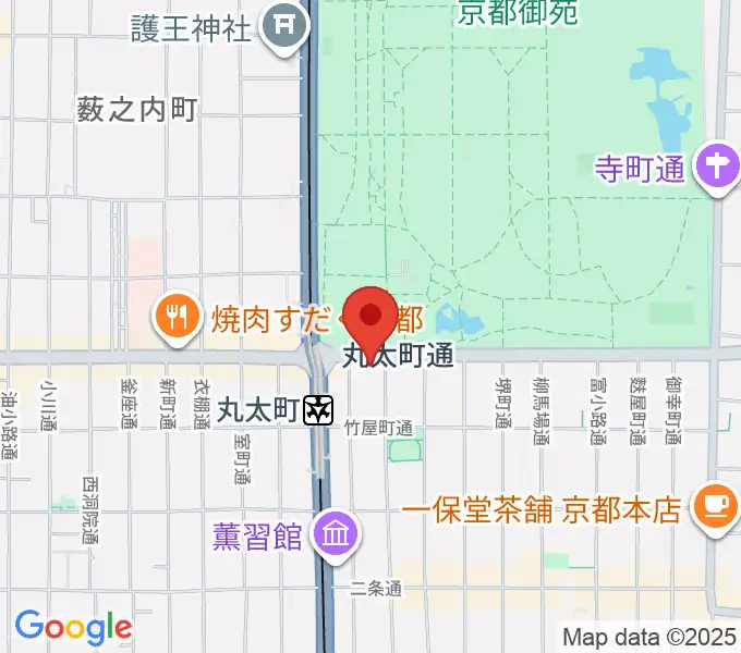JEUGIAフォーラム京都御所南の地図