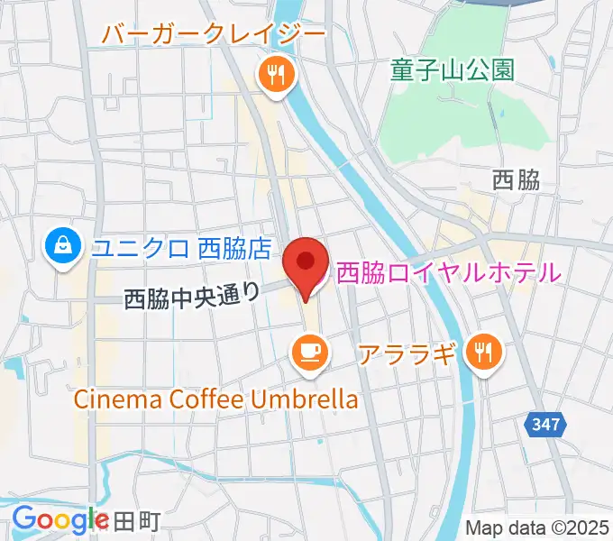 西脇市立音楽ホール アピカホールの地図