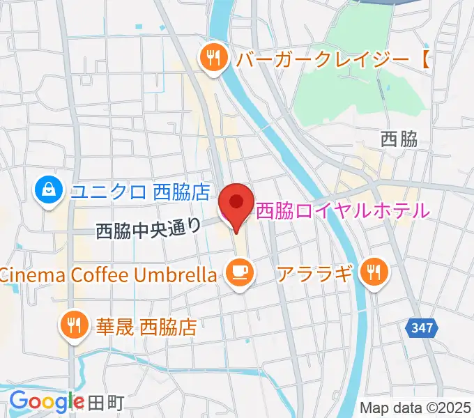 西脇市立音楽ホール アピカホールの地図