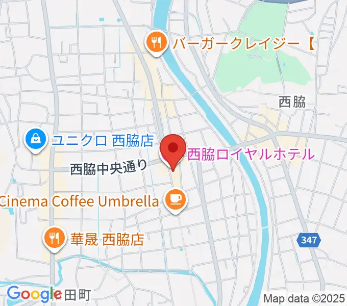 西脇市立音楽ホール アピカホールの地図
