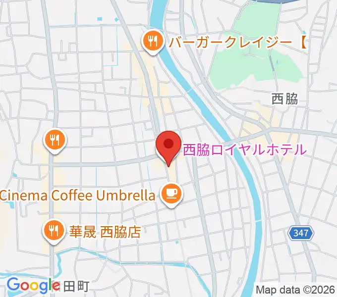 西脇市立音楽ホール アピカホールの地図