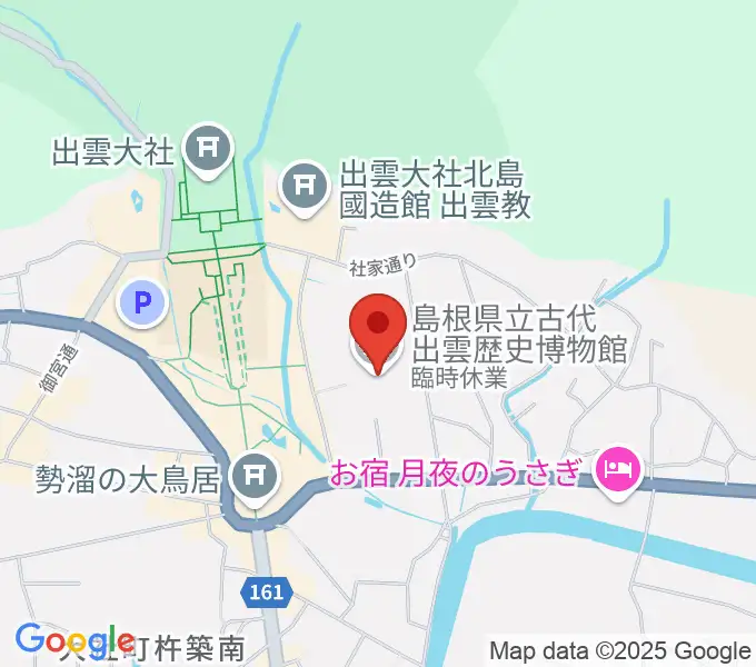 島根県立古代出雲歴史博物館の地図