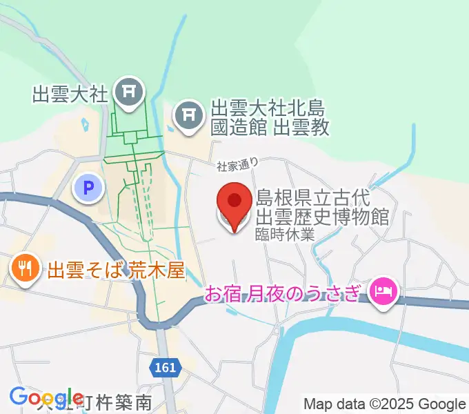 島根県立古代出雲歴史博物館の地図