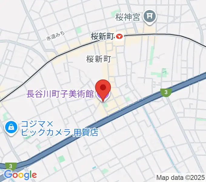 長谷川町子美術館・記念館の地図