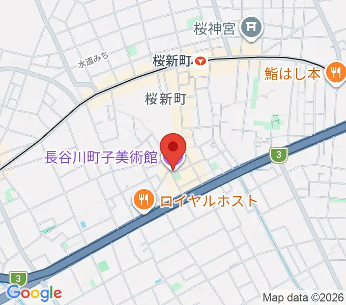 長谷川町子美術館・記念館の地図