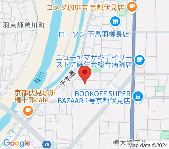 スタジオ・ウイットの地図