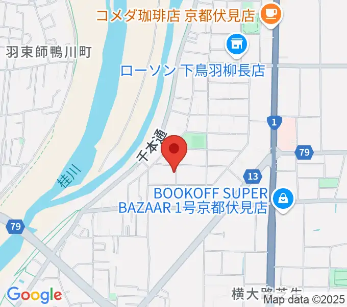 スタジオ・ウイットの地図