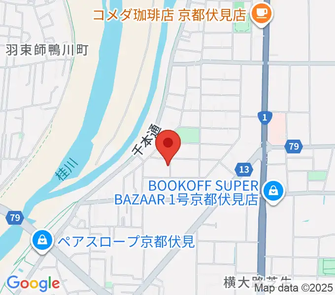 スタジオ・ウイットの地図