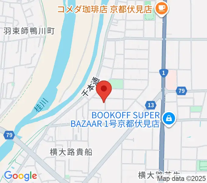 スタジオ・ウイットの地図