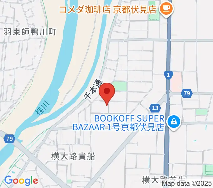 スタジオ・ウイットの地図