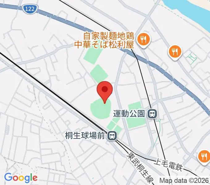 小倉クラッチ・スタジアムの地図