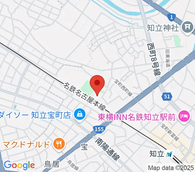 スギ薬局知立福祉アリーナの地図