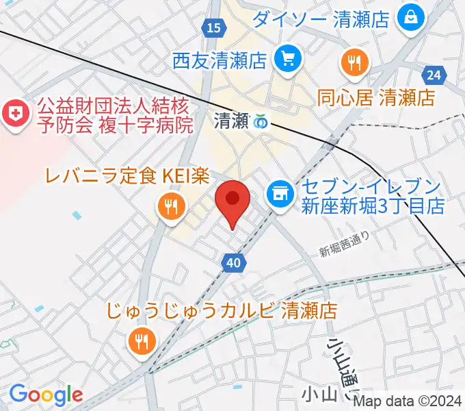 Studio Winの地図