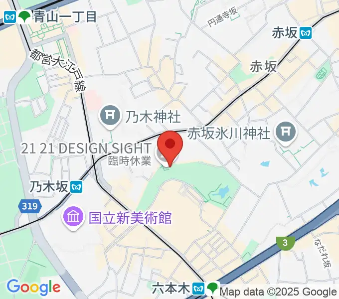21_21 DESIGN SIGHTの地図