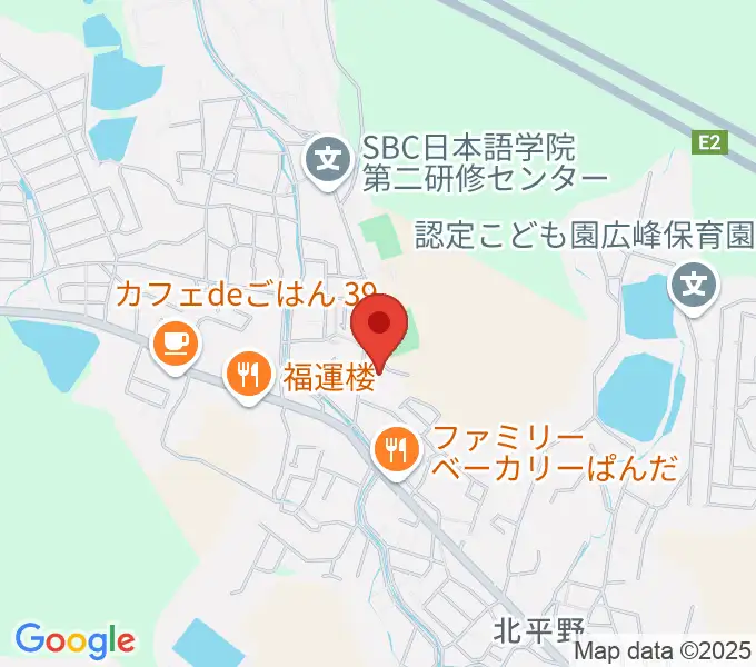和’on Music Studioの地図
