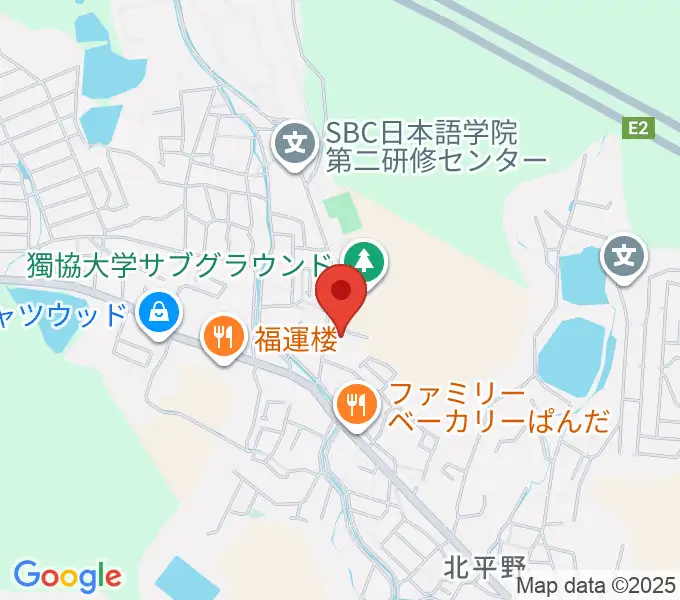 和’on Music Studioの地図