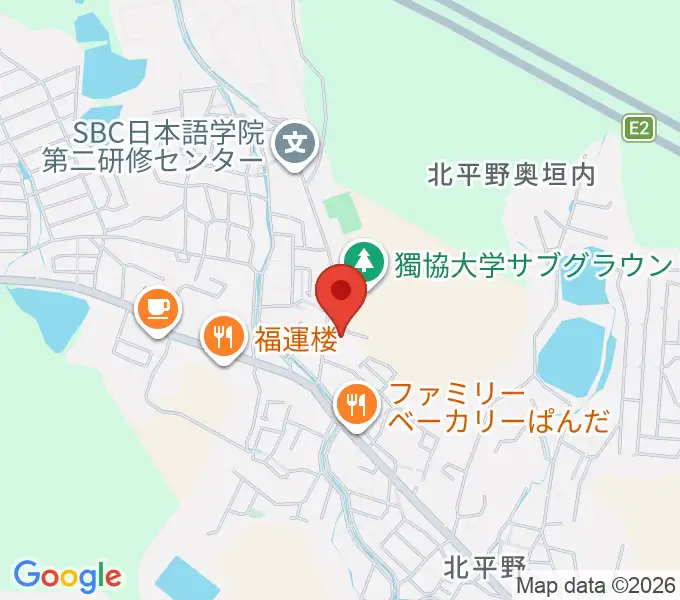 和’on Music Studioの地図