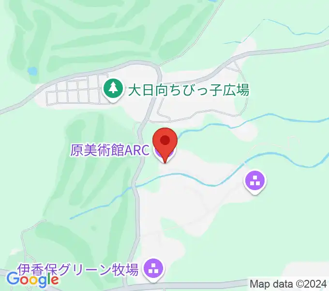 原美術館ARCの地図