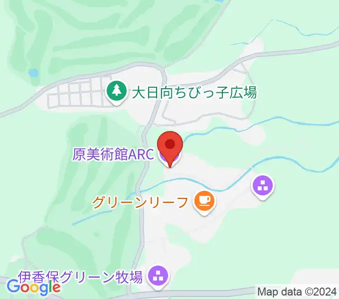 原美術館ARCの地図