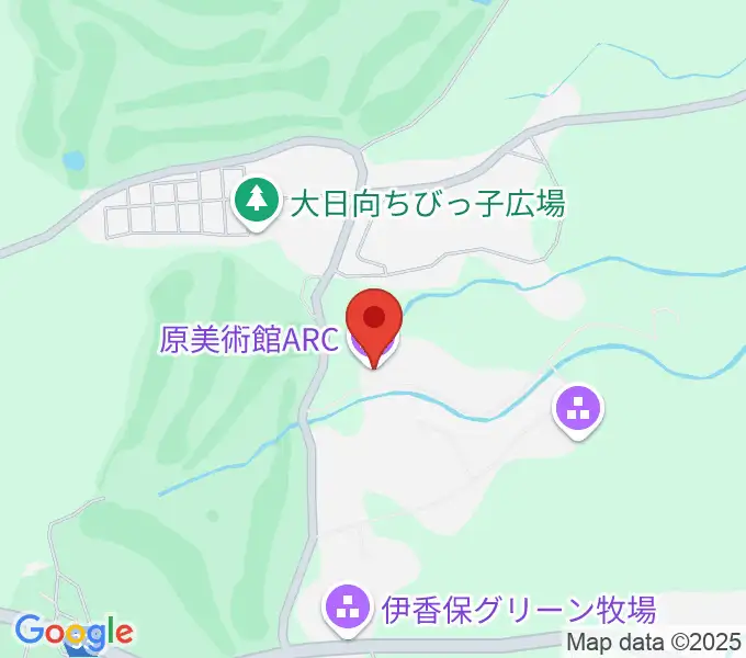 原美術館ARCの地図