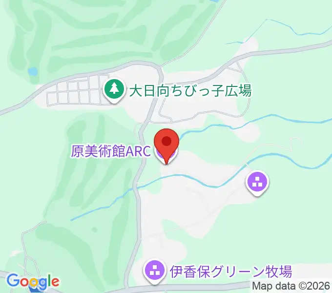 原美術館ARCの地図