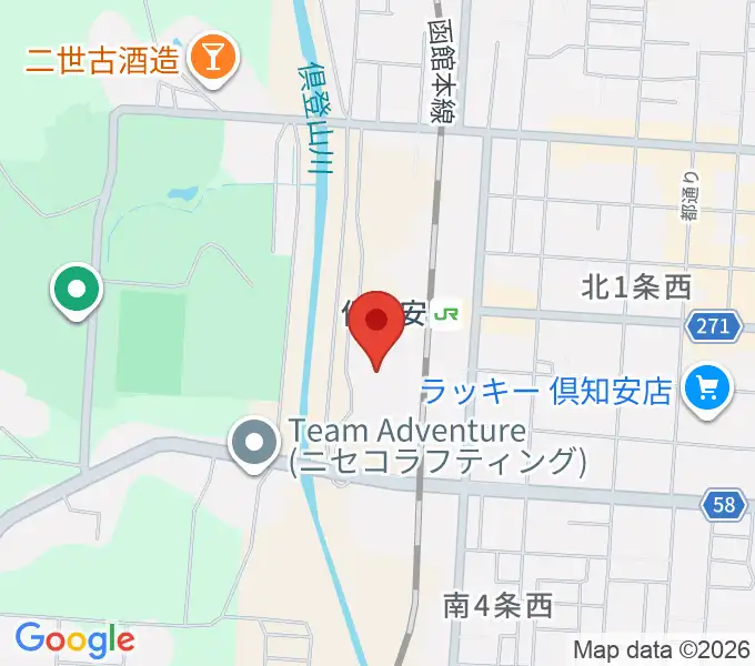 東急コミュニティー アリーナ 倶知安の地図