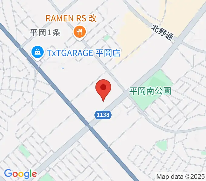 清田区体育館・温水プールの地図