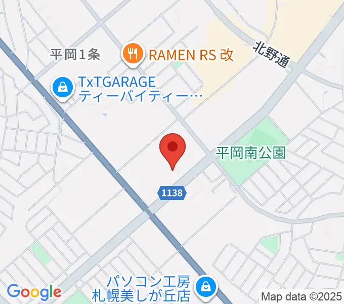 清田区体育館・温水プールの地図