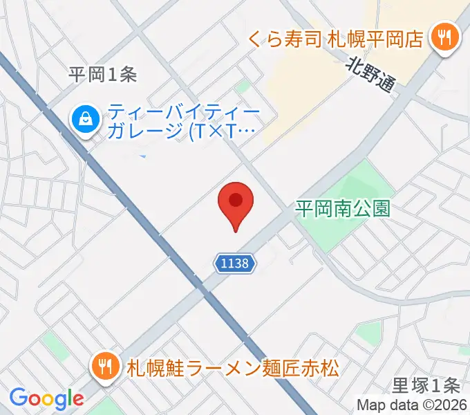 清田区体育館・温水プールの地図