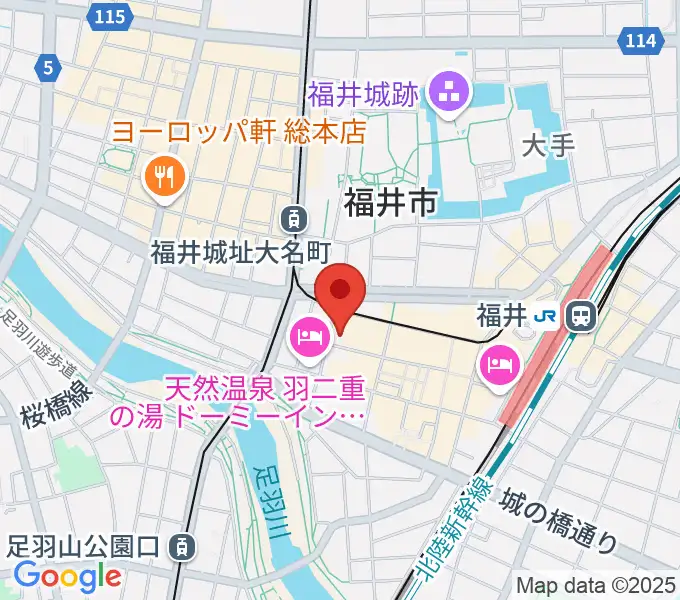 テアトルサンクの地図