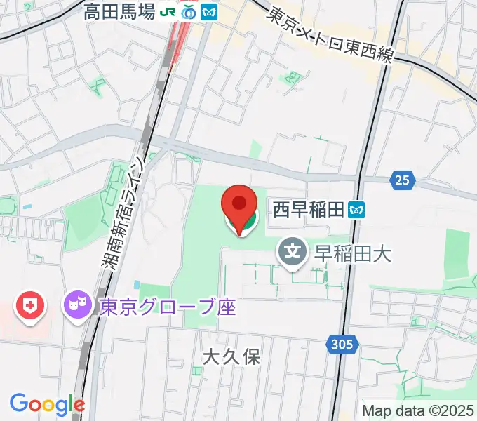 新宿スポーツセンターの地図