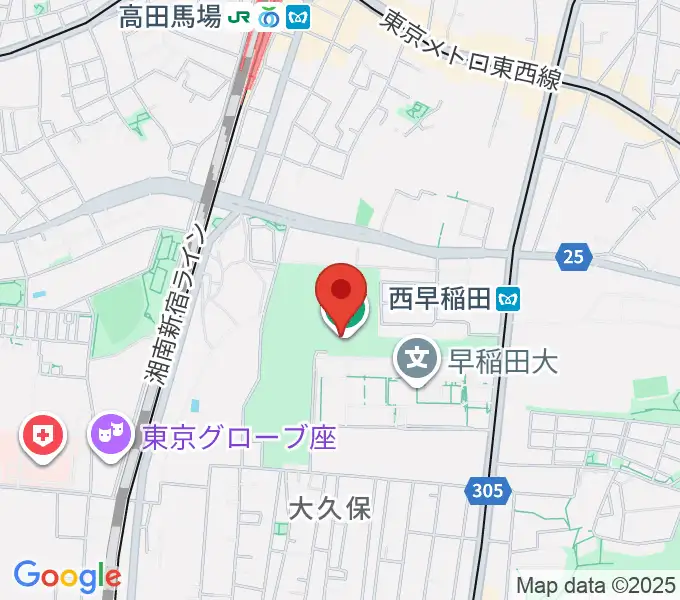 新宿スポーツセンターの地図