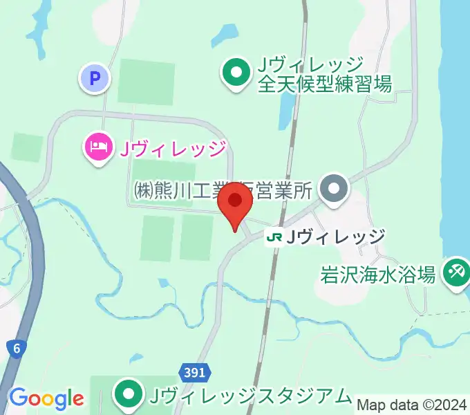 Jヴィレッジの地図