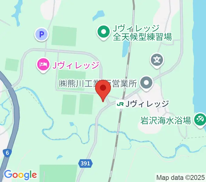Jヴィレッジの地図