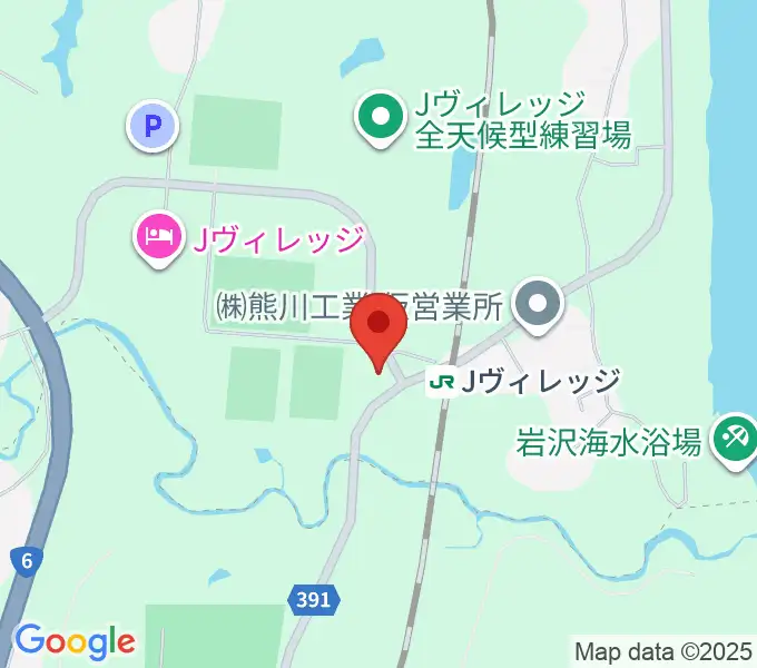Jヴィレッジの地図