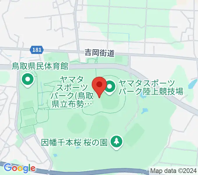 ヤマタスポーツパーク陸上競技場の地図