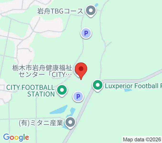 CITY FOOTBALL STATIONの地図