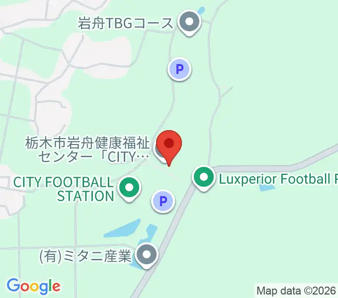 CITY FOOTBALL STATIONの地図