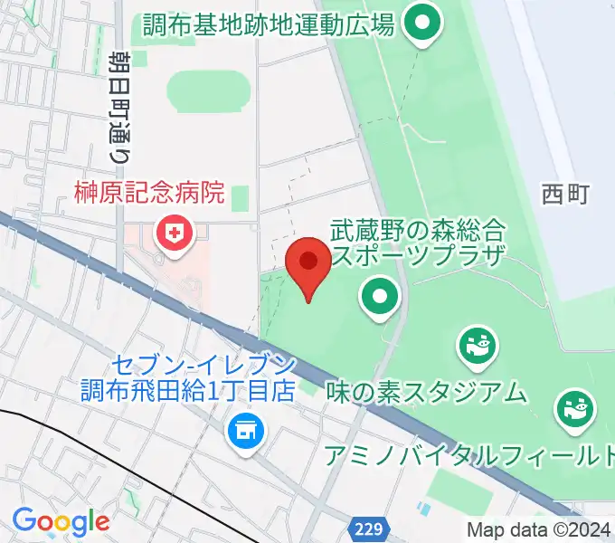 AGFフィールドの地図