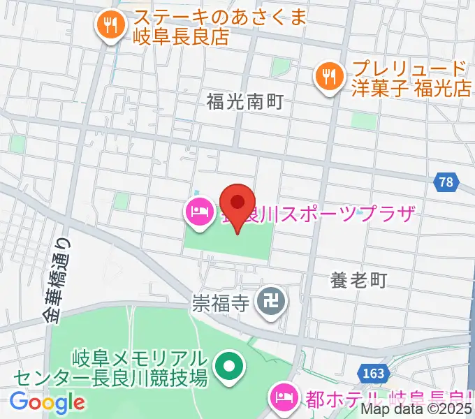 新日本ガス球技メドウの地図