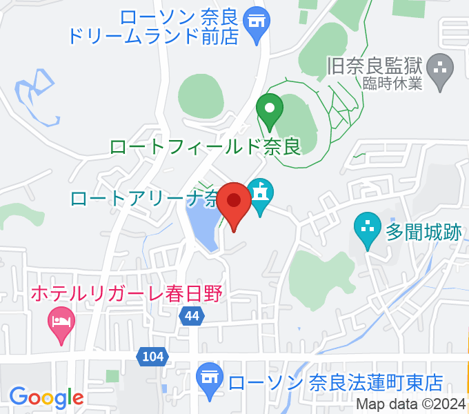 ロート奈良武道場の場所